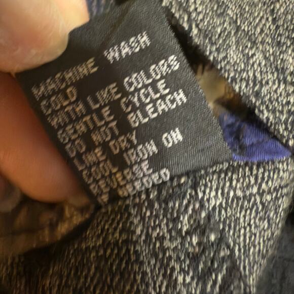 Maurices 15/16 black & grey dress pants low rise flare Y2K classic office 4357 - Picture 8 of 9